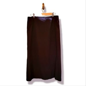 Christopher and Banks Long Black Skirt with Pockets